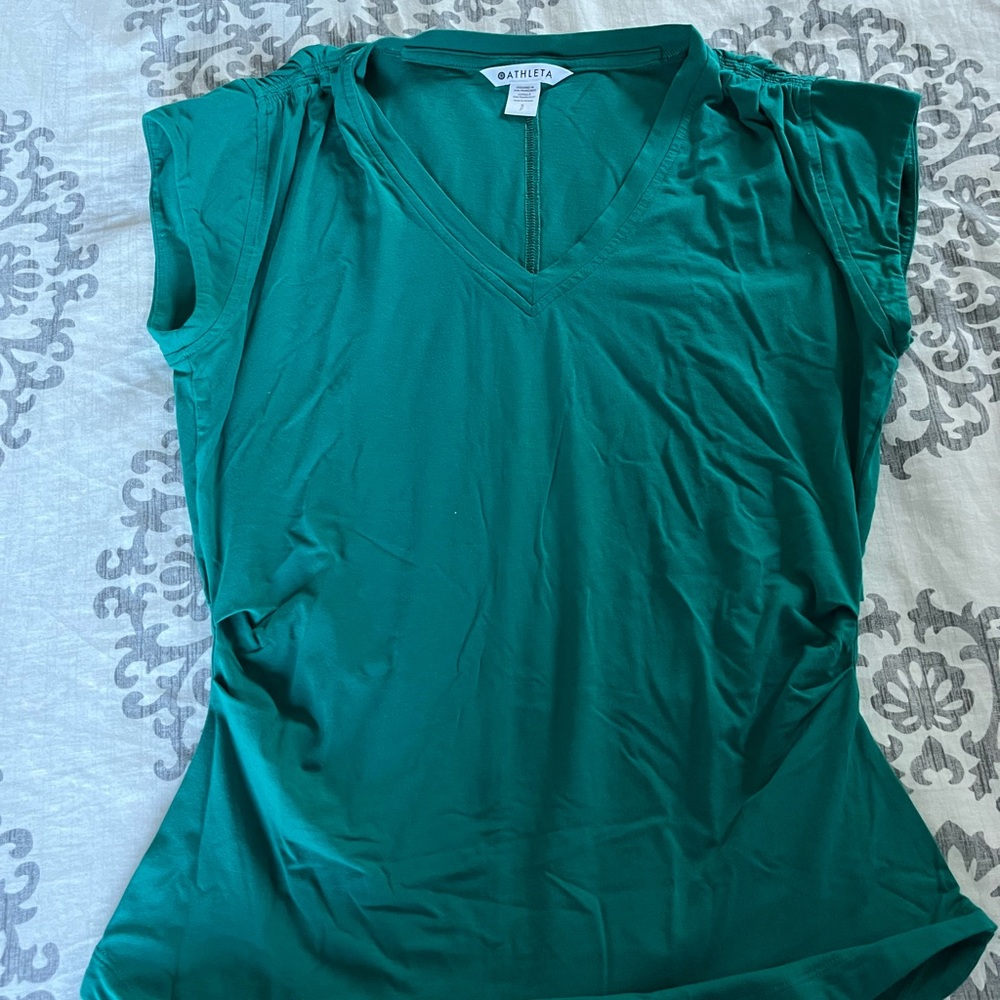 Athleta Outbound V Neck Tee